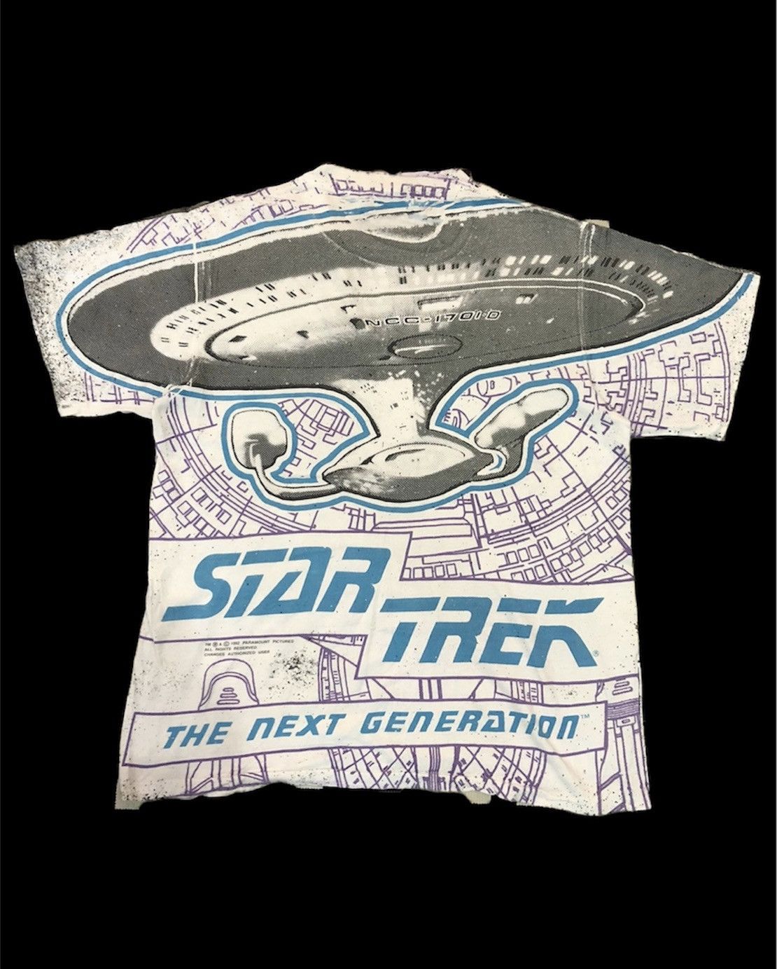 Vintage 90’s Paramount Picture Star Trek Full Print Shirts - 2