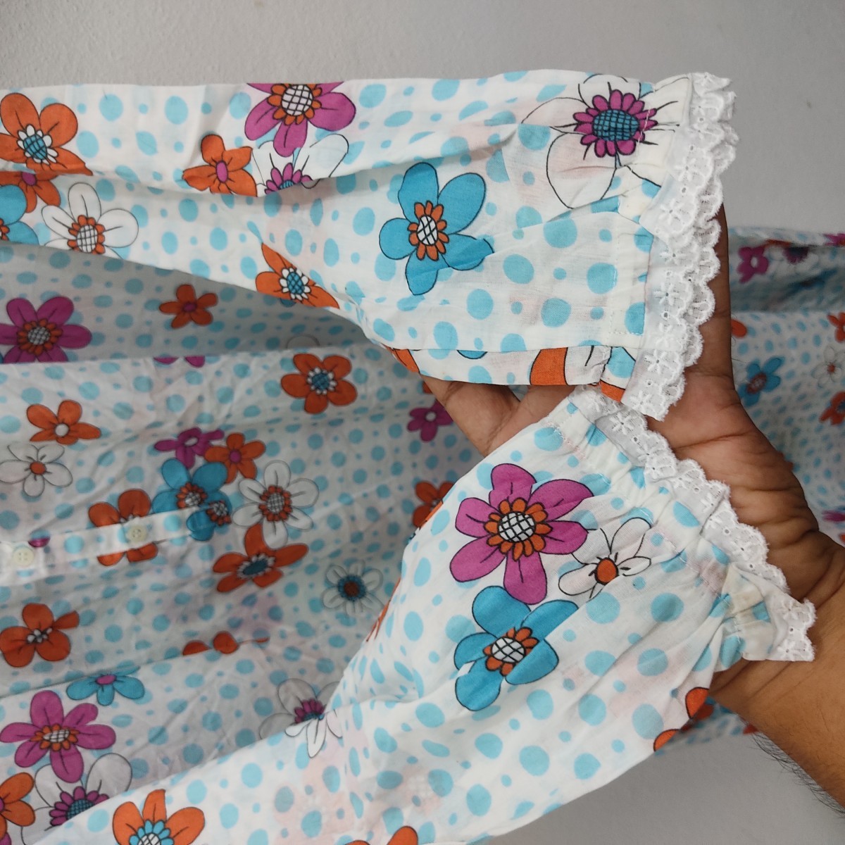 Issey Miyake - Vintage Full Print Flower Sleep Pajama - 4