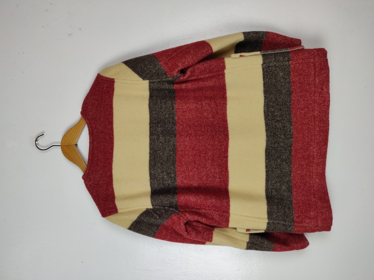 Japanese Brand - Maple Creeks Japan Stripes Wool Jacket - 10