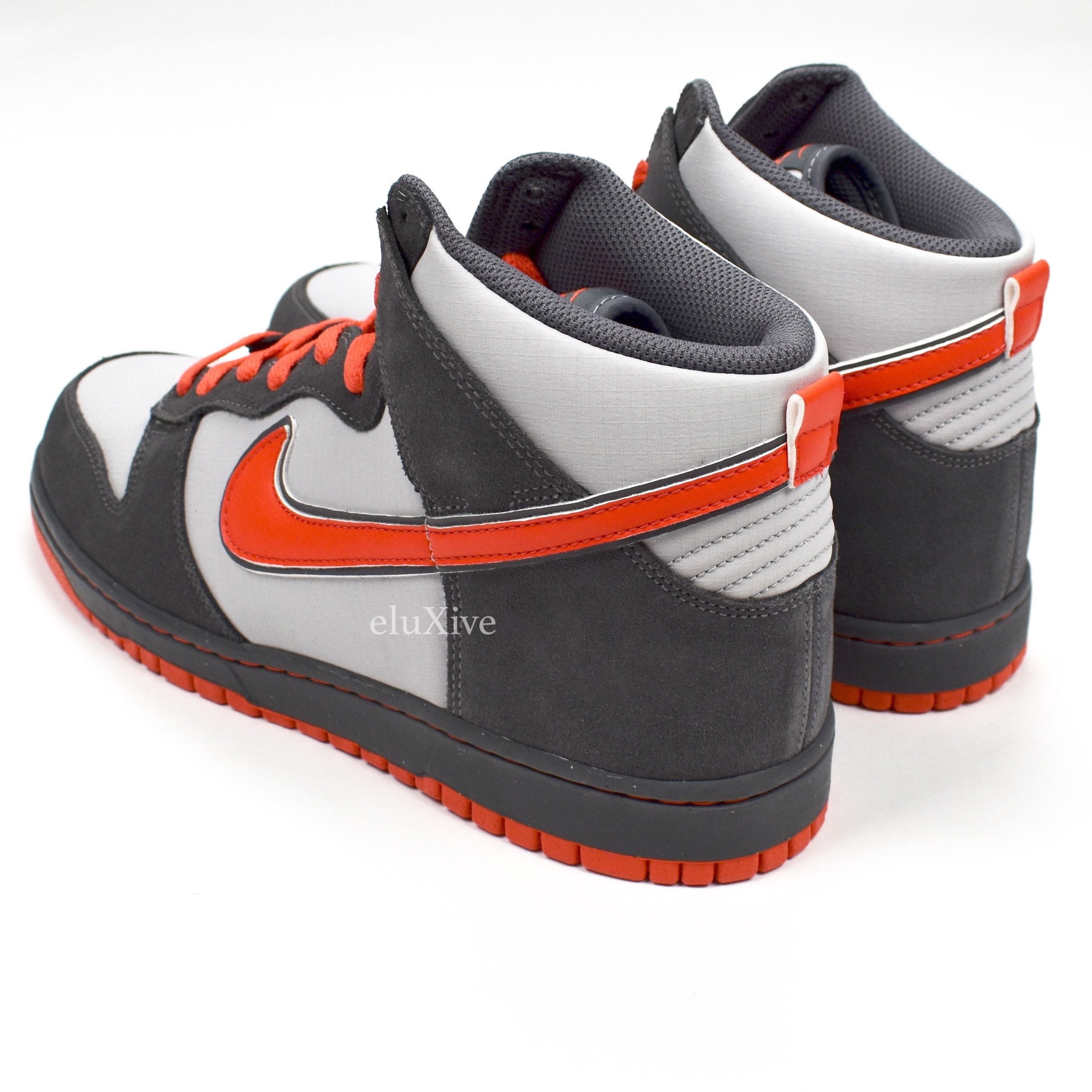 Dunk High 6.0 PRM Gray Max Orange DS - 6