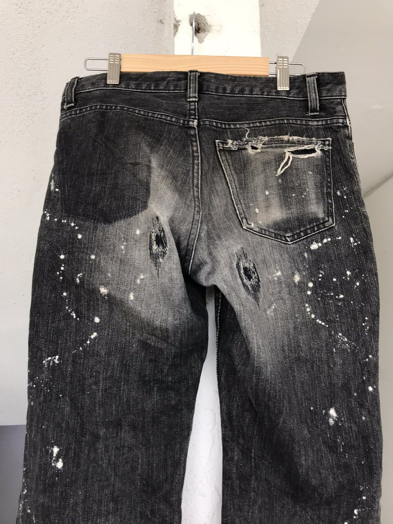 NUMBER (N)INE AW2001 Number Nine Grunge Denim | azzashop | REVERSIBLE