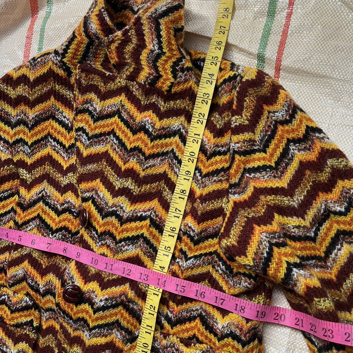 Vintage Pret & Porter Knit Inspired By Coogi Sweater Japan - 3