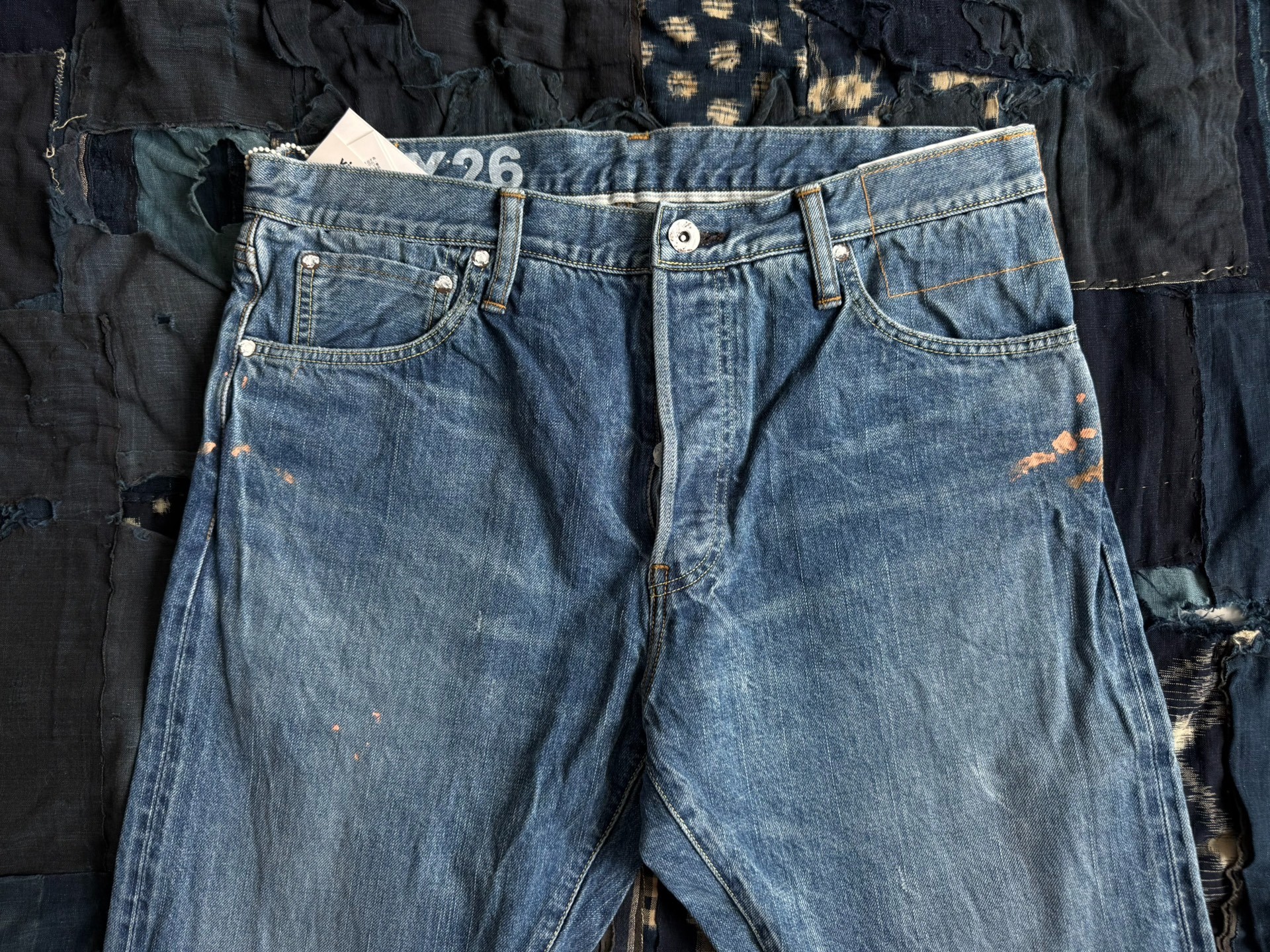 visvim 25ss social sculpture 11 dry 26 distressed washed jeans - 3