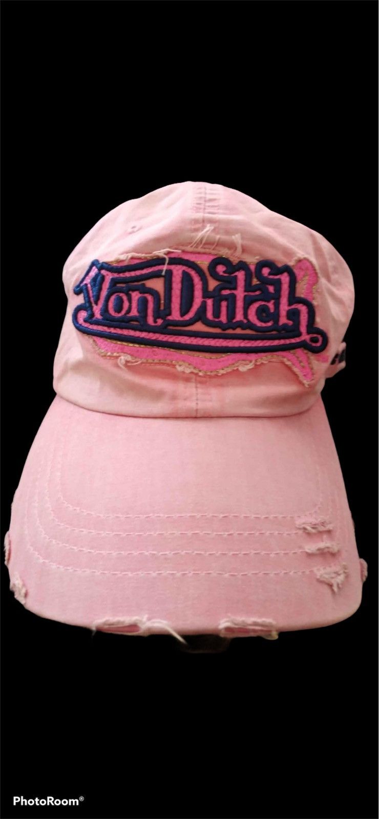 Vintage - 💥RARE Von Dutch Pink Distressed Trucker JAY Z Rapper Style - 1