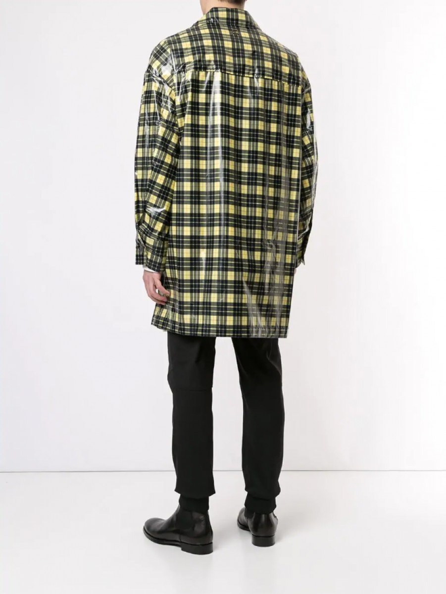 BNWT SS19 WOOYOUNGMI CHECKED BUTTON COAT 48 - 17