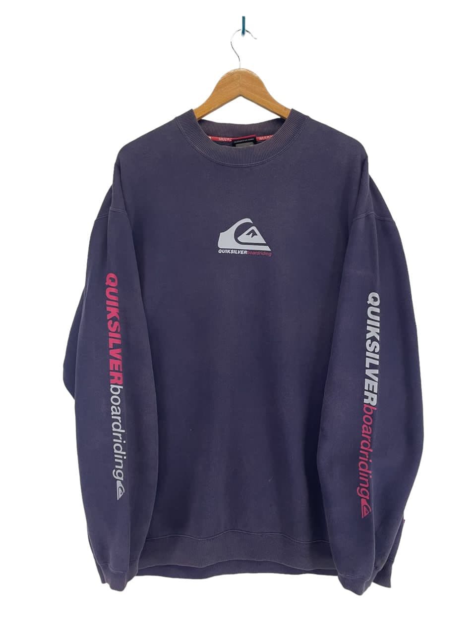 Vintage Y2K Quiksilver surf boarding Crew Sweatshirt - 2