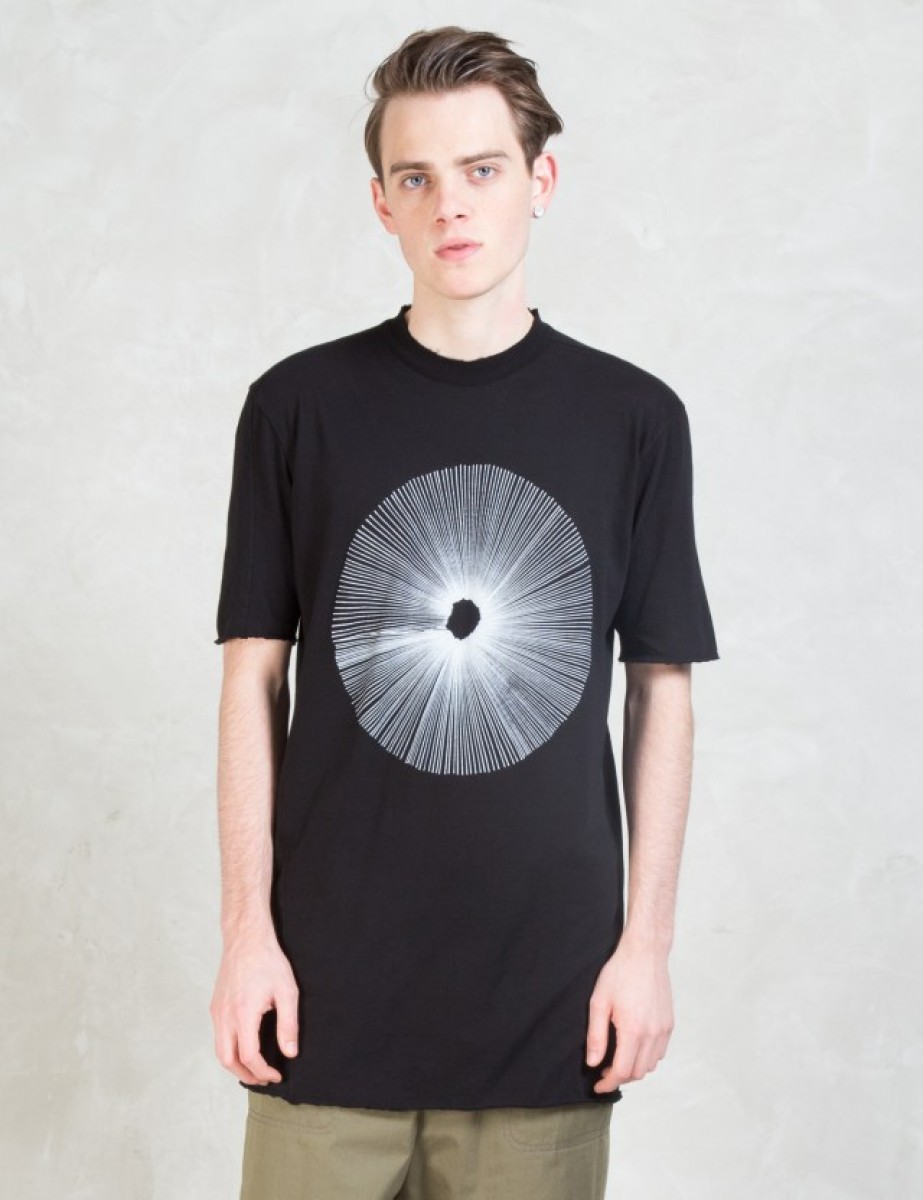 Silent By Damir Doma - Printed long t-shirt.Like Rick Owens or Julius - 1