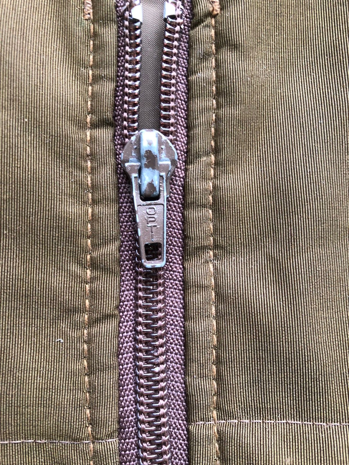 VINTAGE 80s MILITARY OPTI ZIPPER VEST MADE IN USA - 5