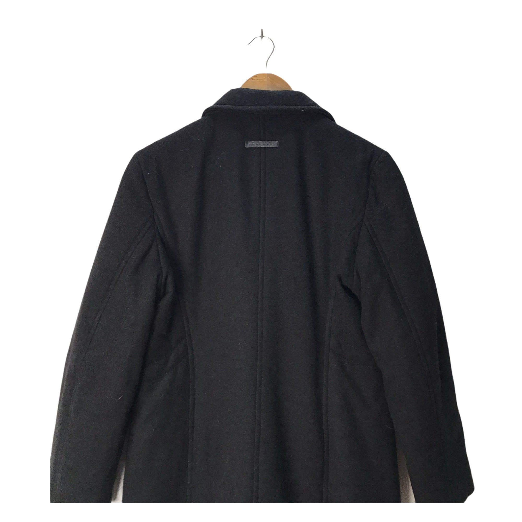 Vintage Fendi Jeans Wool Long Jacket - 5