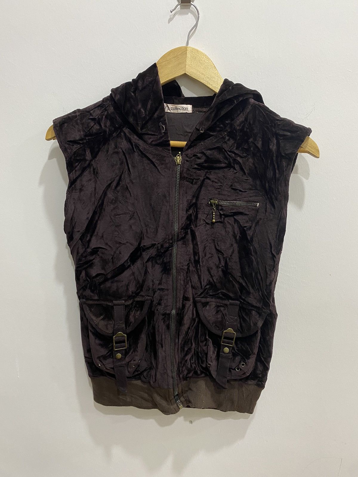 Yohji Yamamoto Y’s Collection Bondage Pocket Vest Hoodie - 6