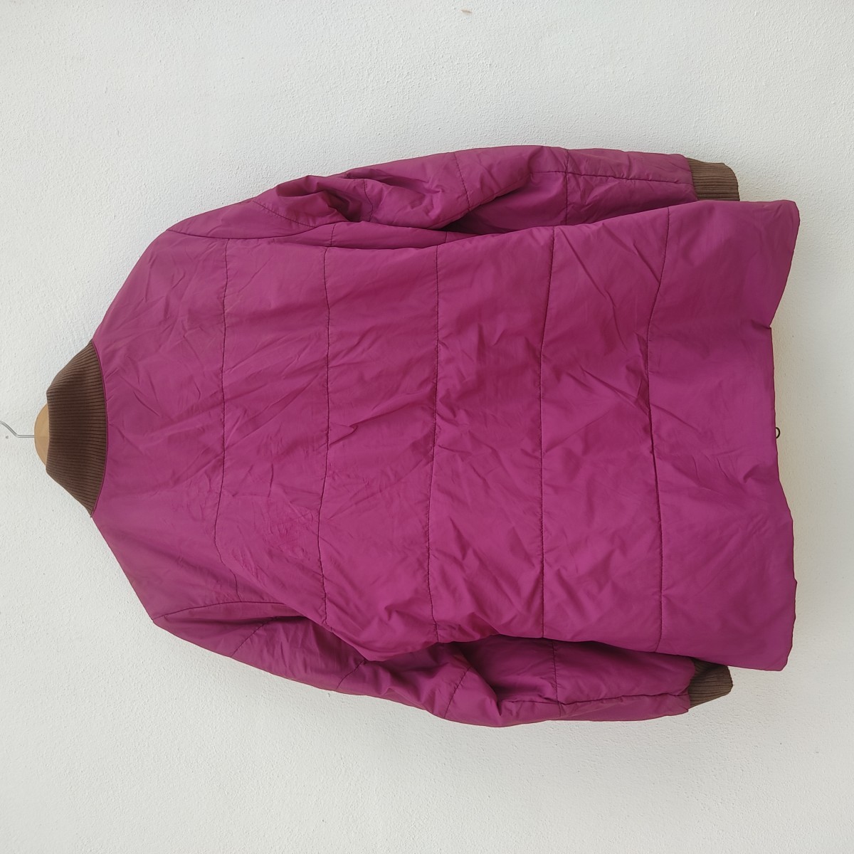 Go Sports Pink Purple Puffer Bomber Winter Jacket - 2