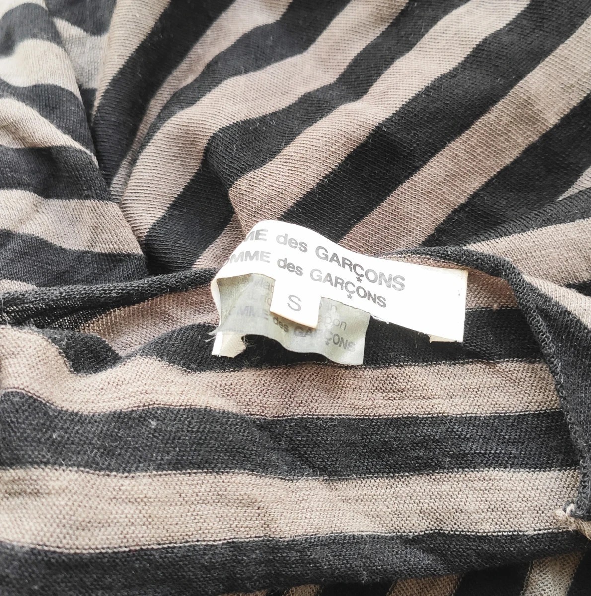 Striped asymmetrical long sleeve shirt - 3