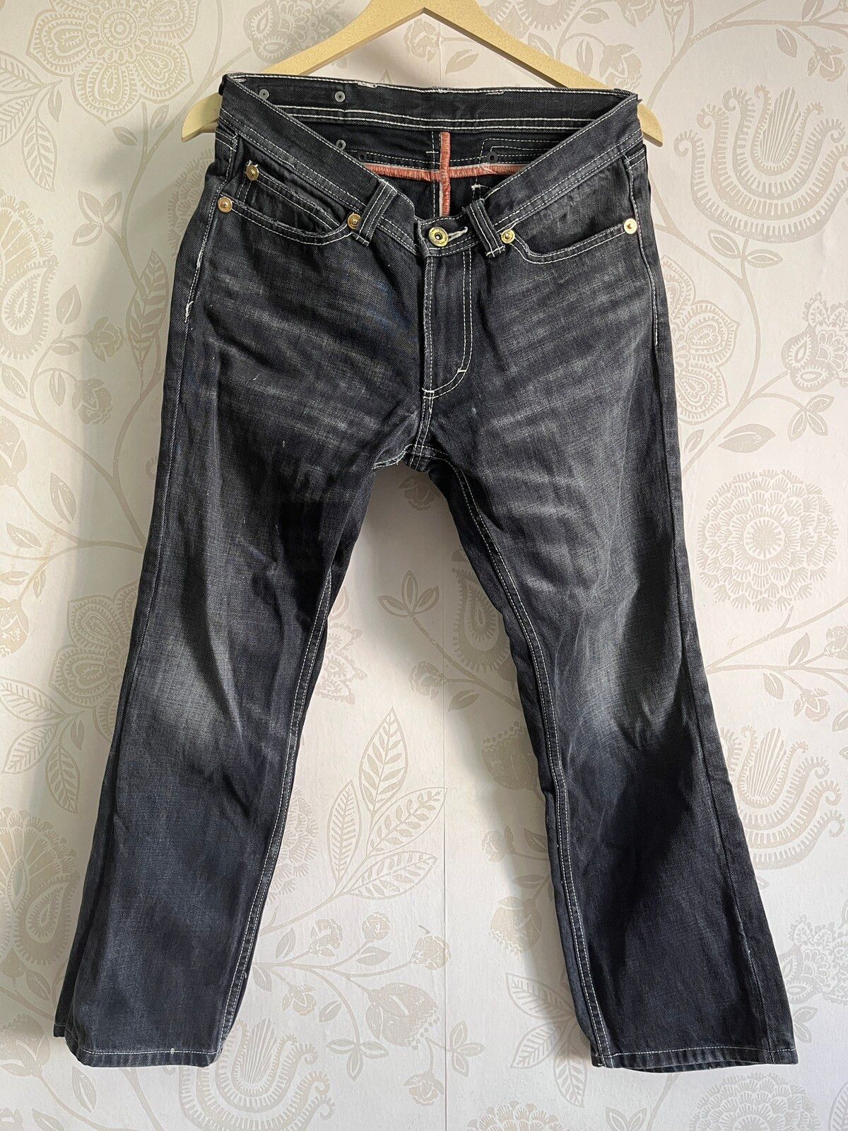 Vintage - Seditionaries Army Of No Jeans Trim Denim Black - 1