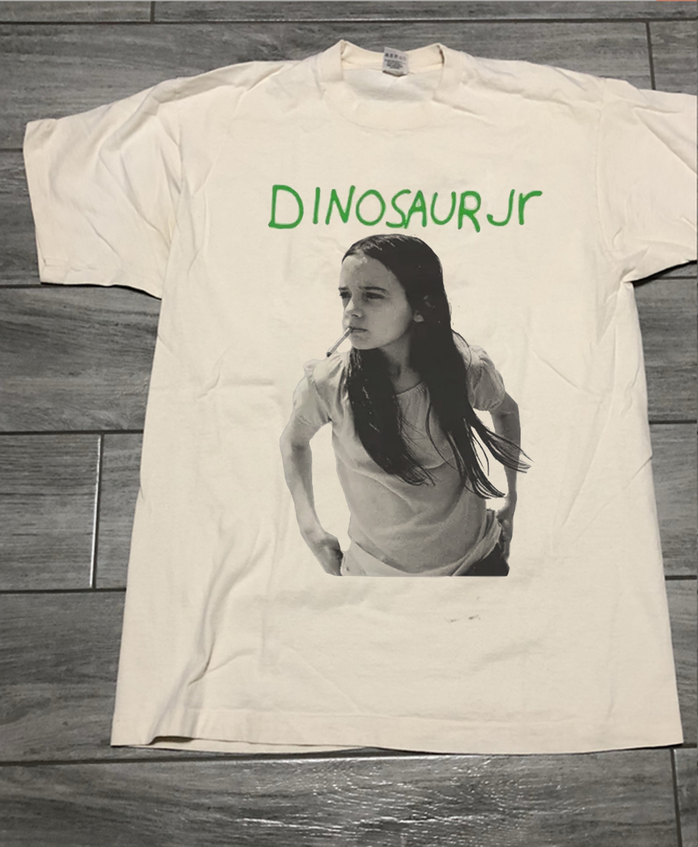 Dinosaur jr smoking girl Green mind tour band tee shirt vtg style - 1