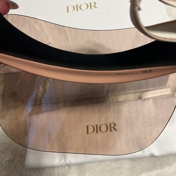 Dior DiorClub VIU Pink Shield Visor Sunglasses - 11