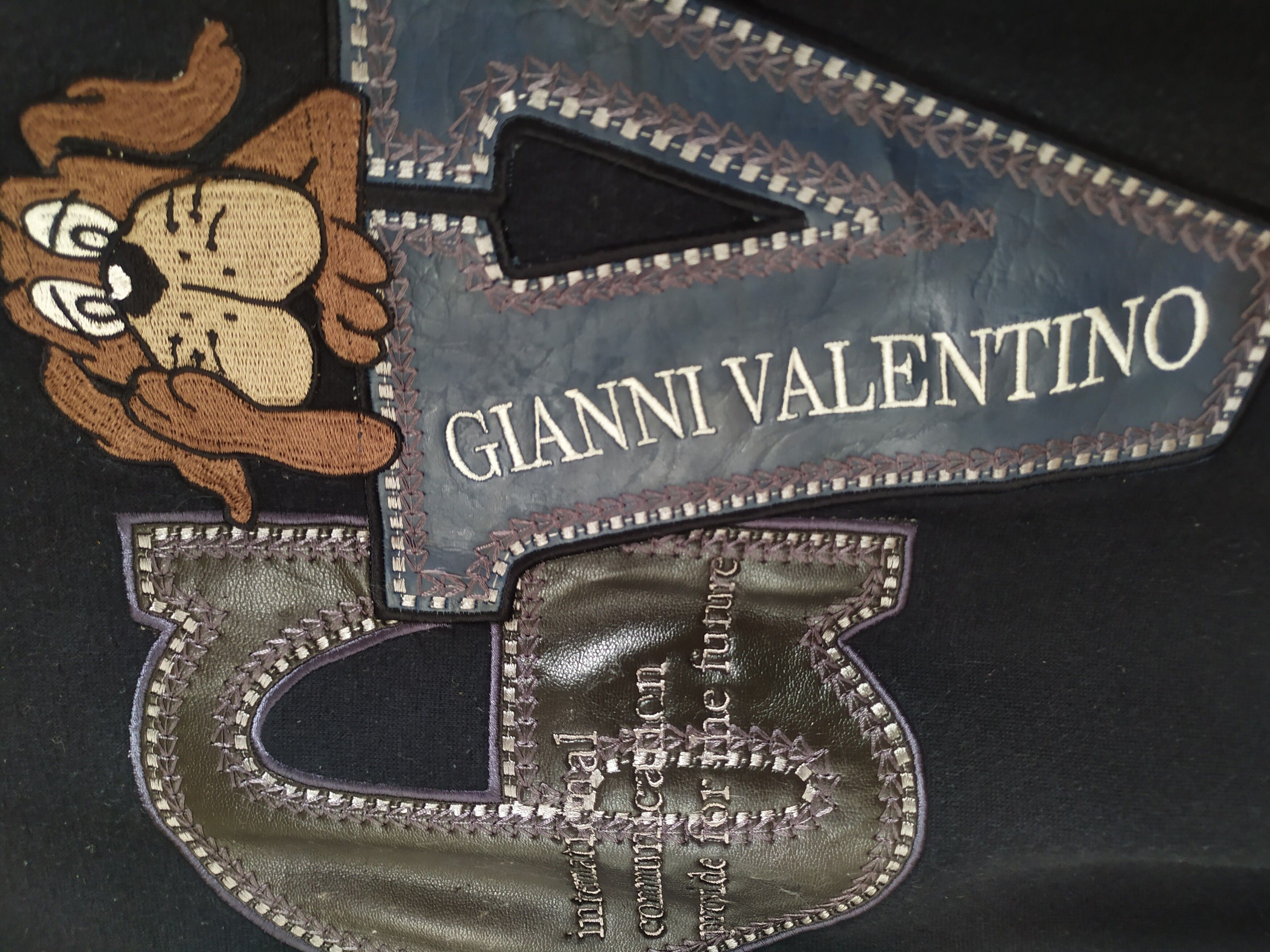 Rare!!! Gianni Valentino Big Logo Embroidered Crewneck - 7