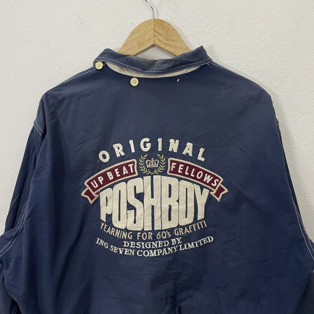 American Apparel - Vintage Posh Boy Big Logo Reversable Jacket - 8