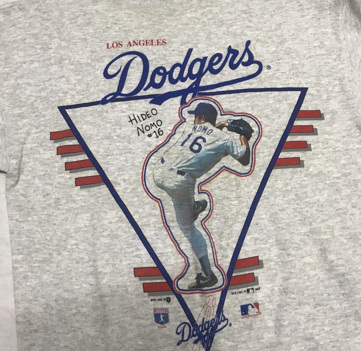 Vintage 1995 LA Dodgers 16 Nomo Sweatshirt Crewneck Made in 