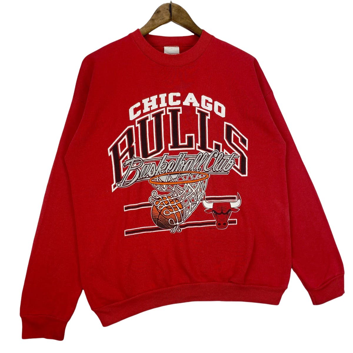 Vintage 1990 Chicago Bulls Basketball Club Sweatshirt - 3