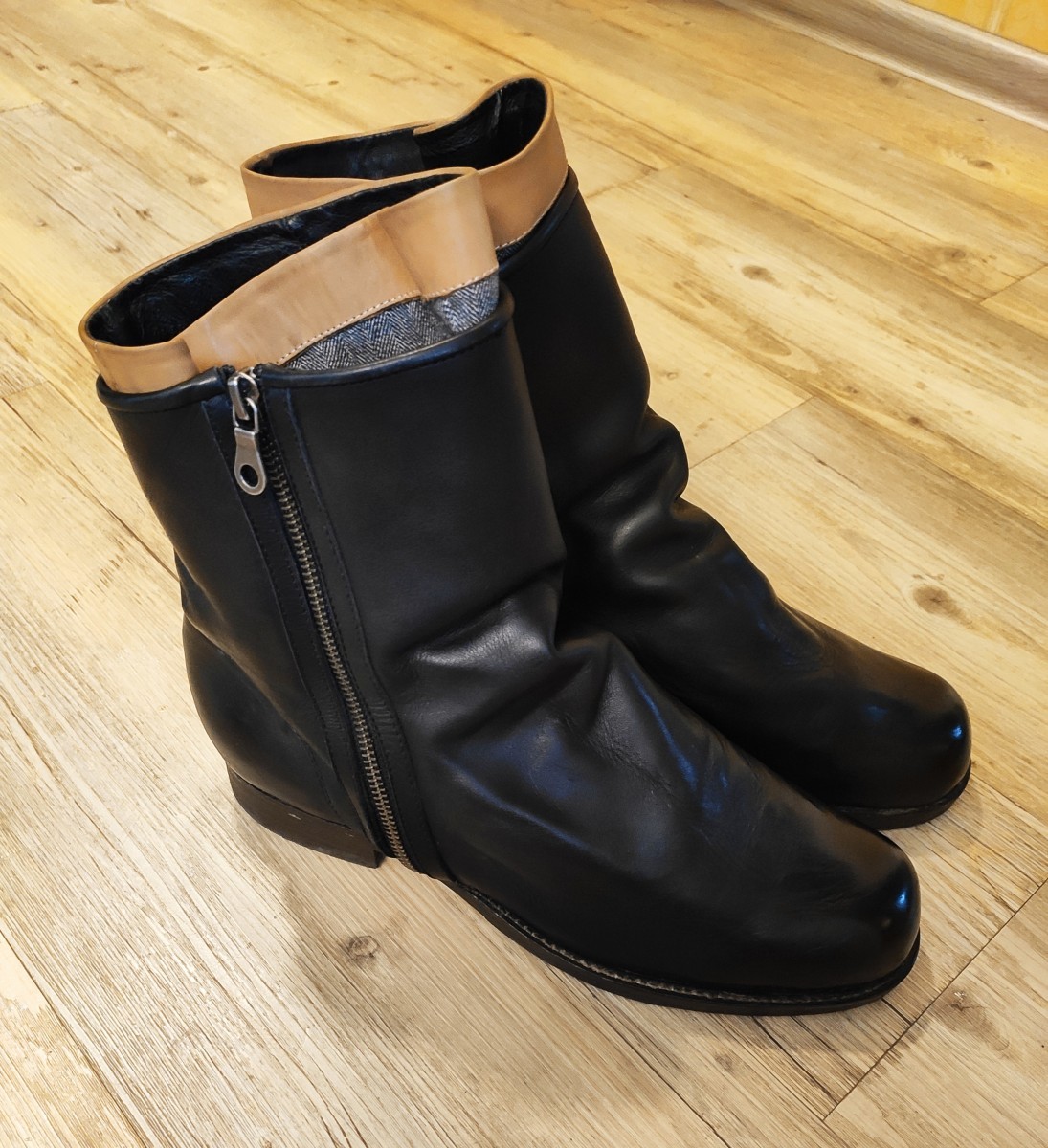 GRAIL!AW09 Distressed layered boots.Like Sacai or Guidi - 7