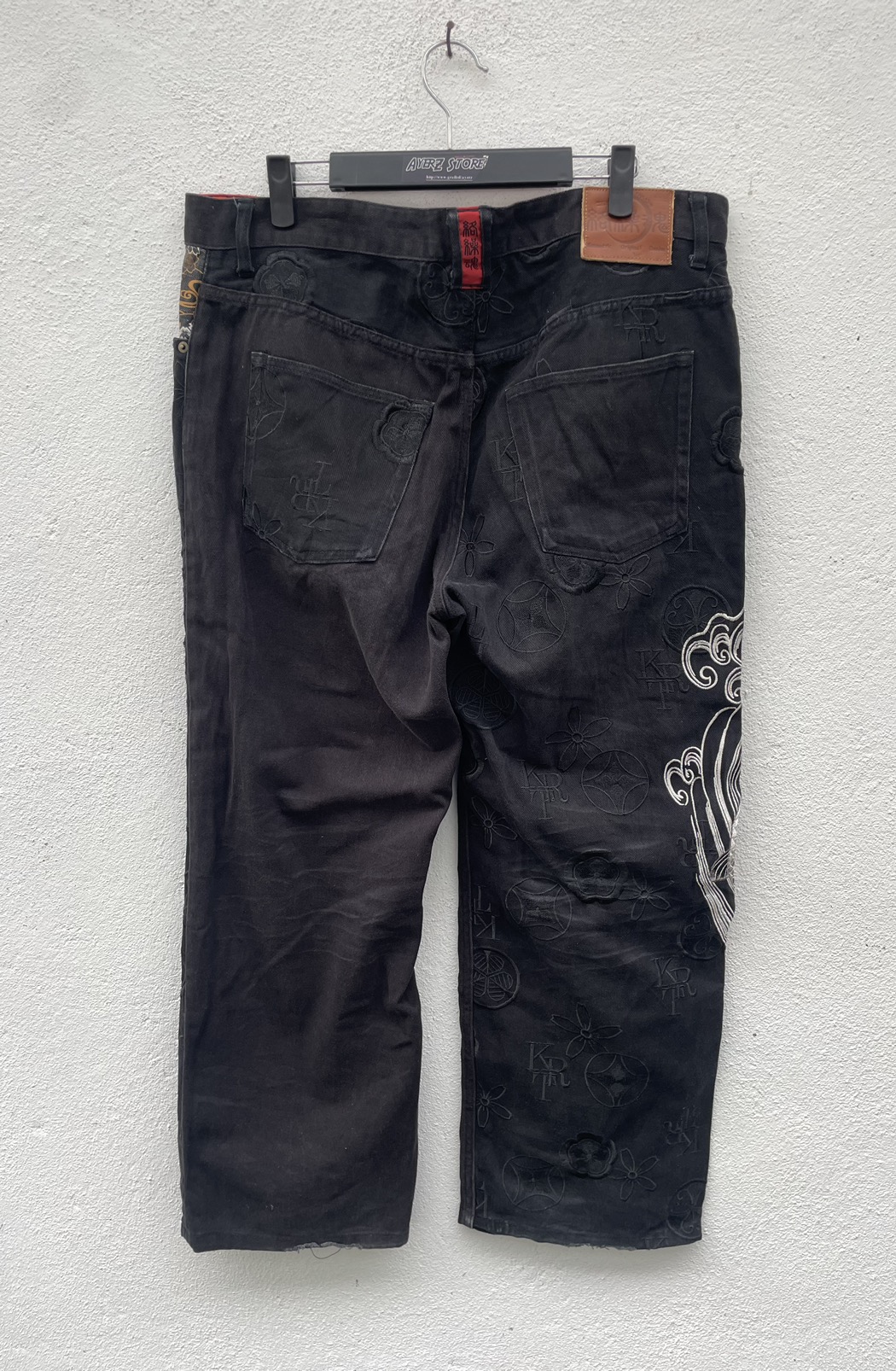 Japanese Brand - Karakuri Tamashi Embroidered Jeans - 8