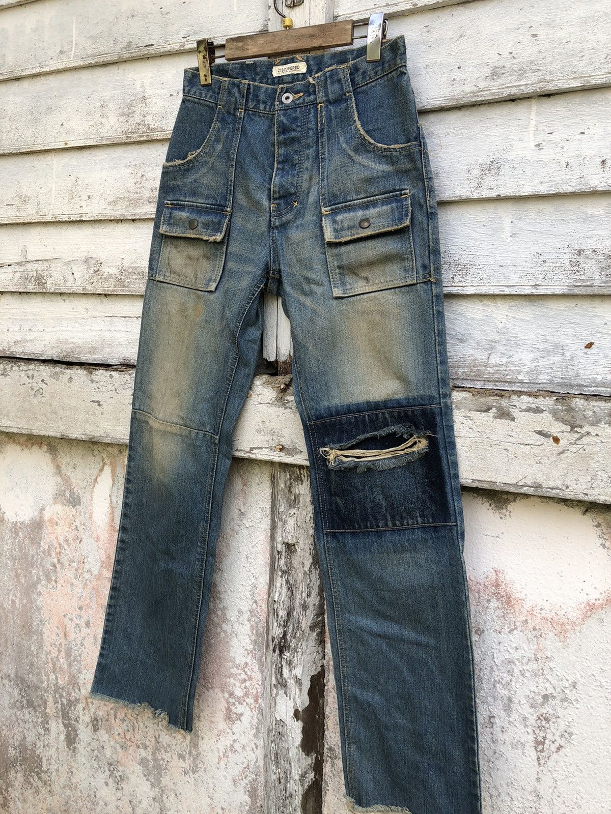 💯Felir💯Discovered Distressed Bush Pocket Pant Jean - 2