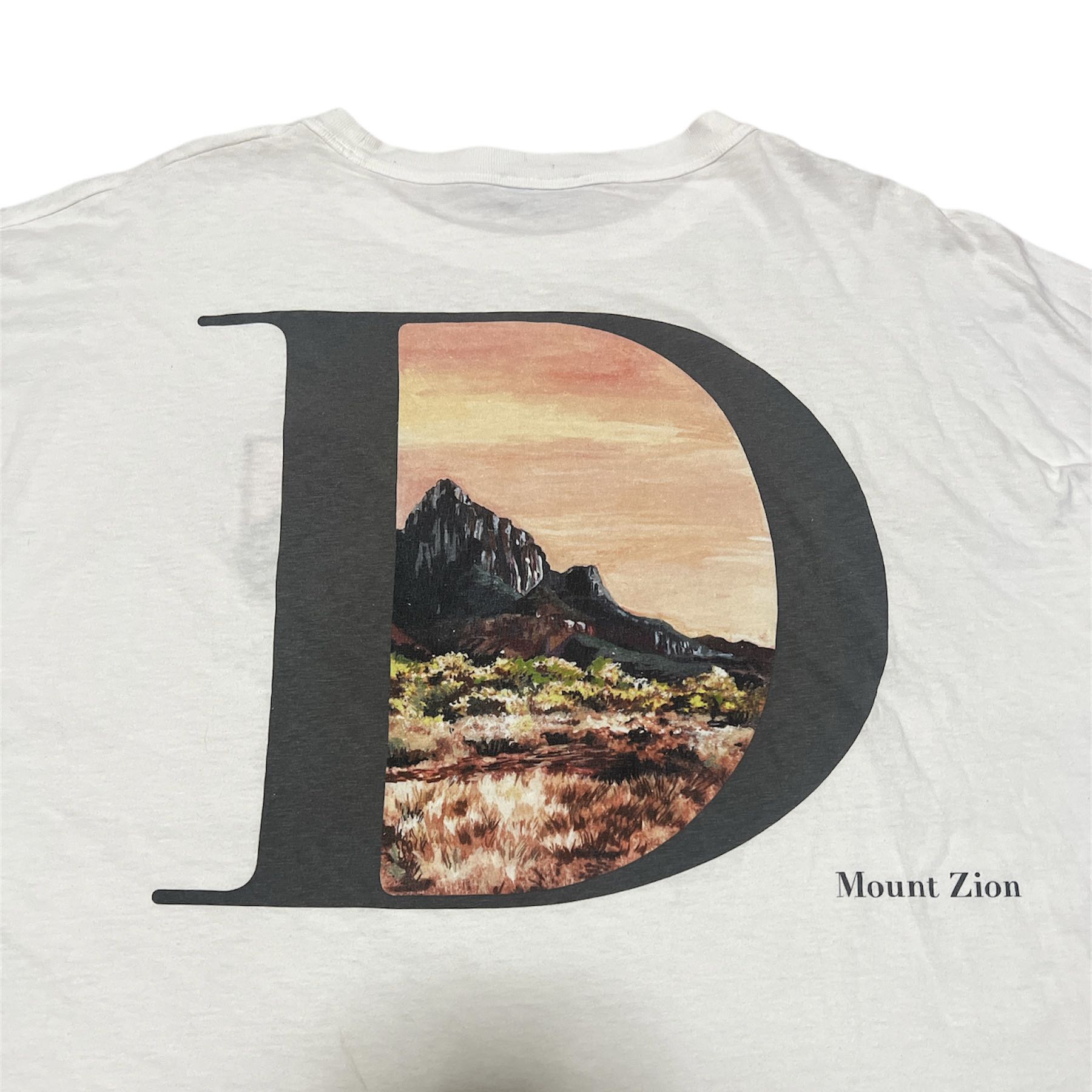 DIOR JACK KEROUAC コラボ Tシャツホワイト　15％OFF Dior Dior Jack Kerouac Mount Zion Relaxed fit T shirt Pre