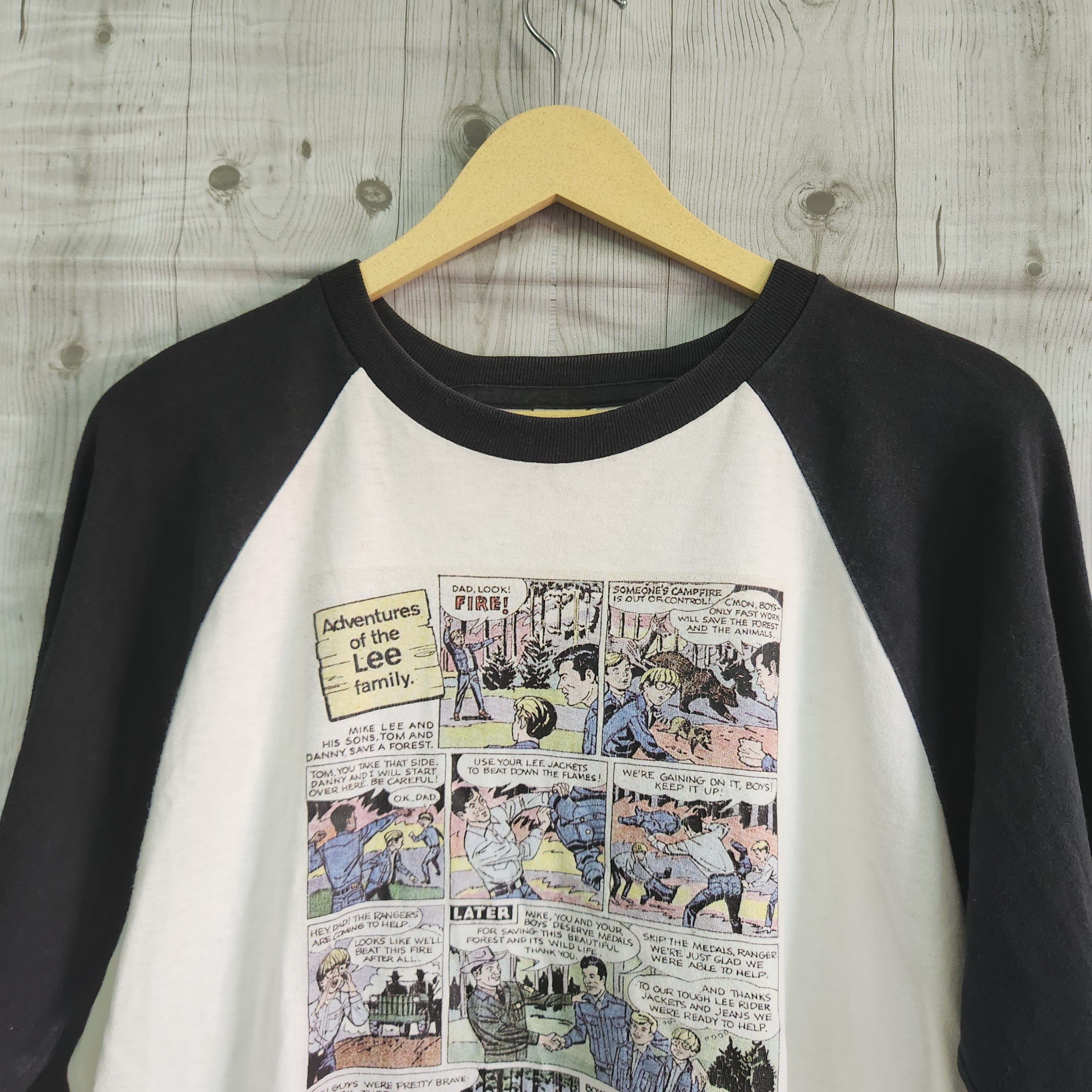 Vintage 1999 Lee Riders Japan Raglan TShirt - 9