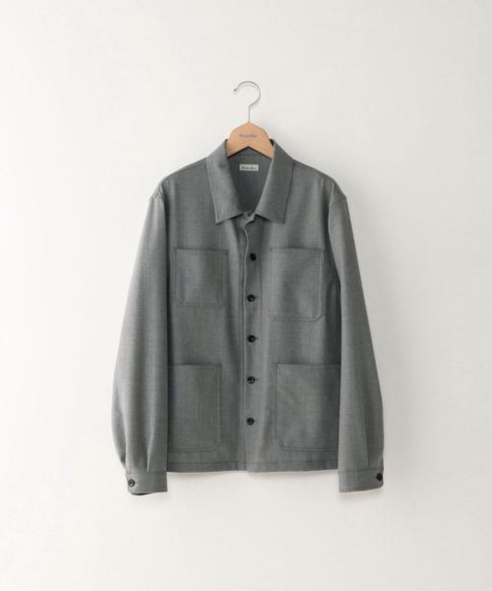Steven Alan - tropical wool coverall shirt jacket xl - 1