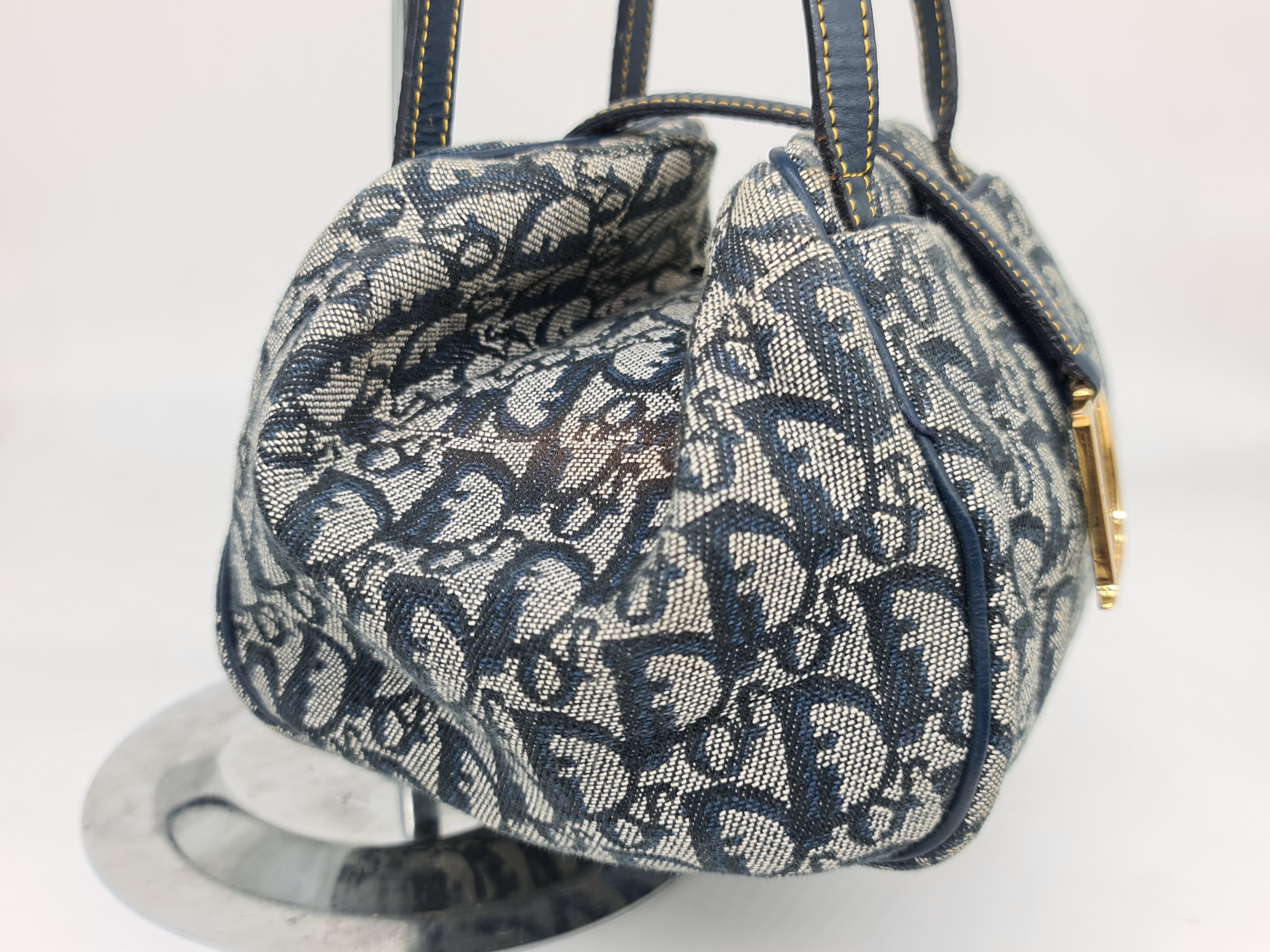 Christian Dior Oblique Trotter Mini Hand Bag - 14