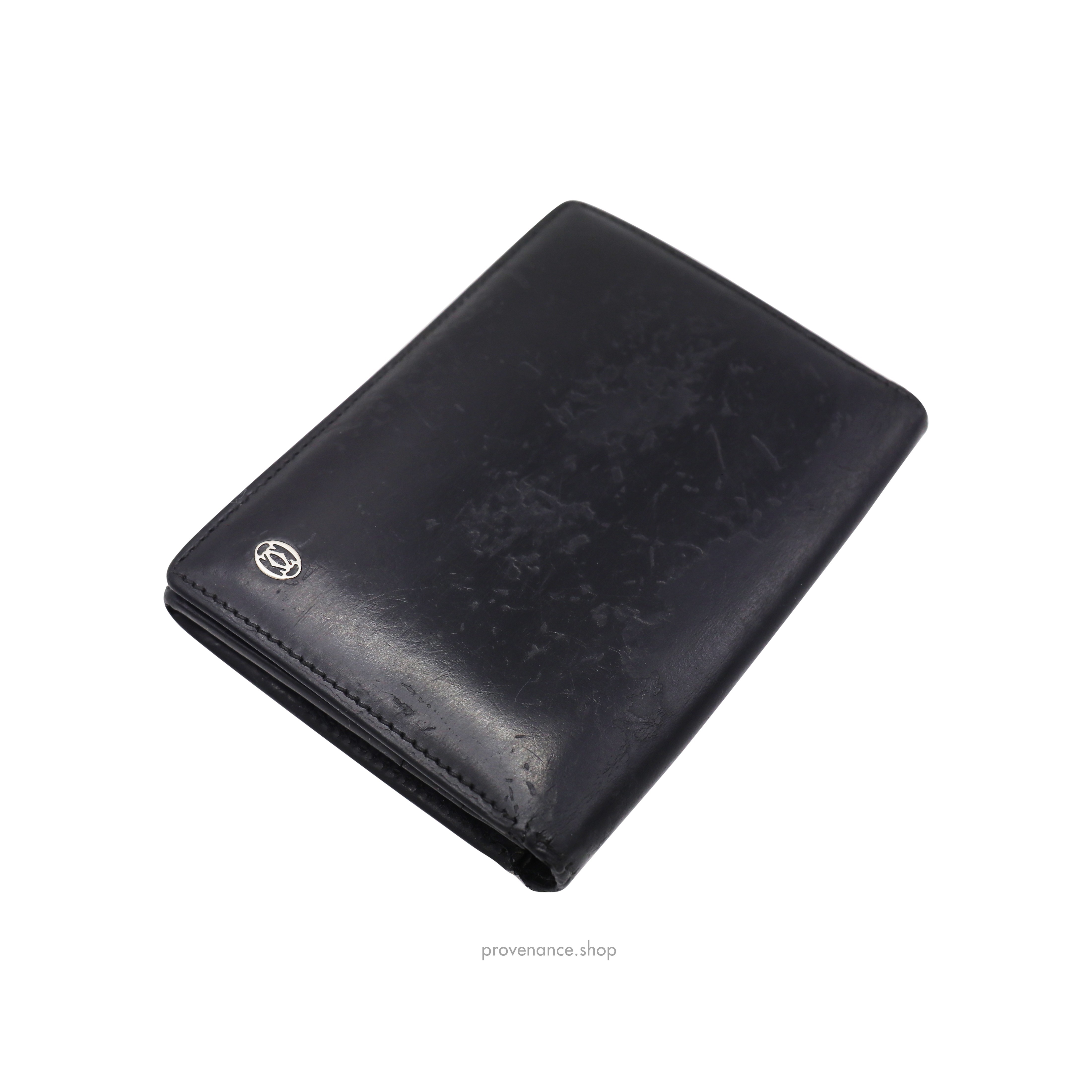 Cartier Pocket Organizer Wallet - Black Leather - 4