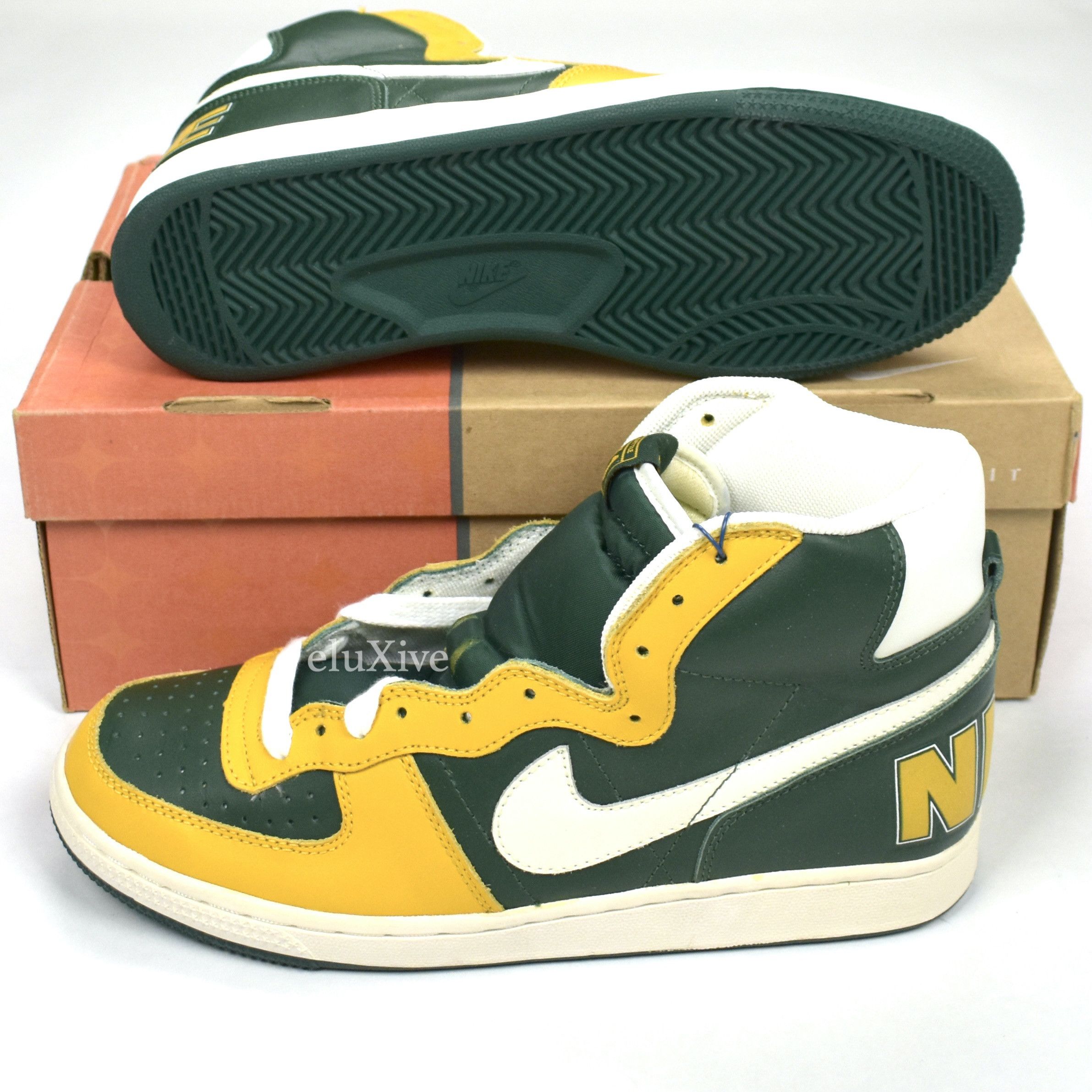 Nike 2004 Terminator High Seattle Supersonics Green Yellow - 2