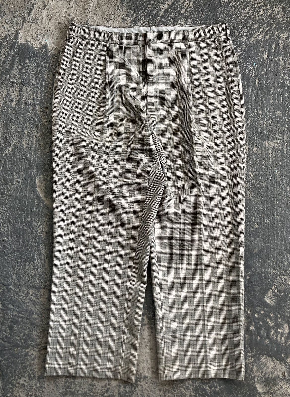 Vintage Japanese Glen Check Trousers - 1