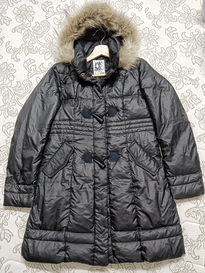 Michel Klein - Racoon Faux Fur Hoodie Parka Jacket - 1