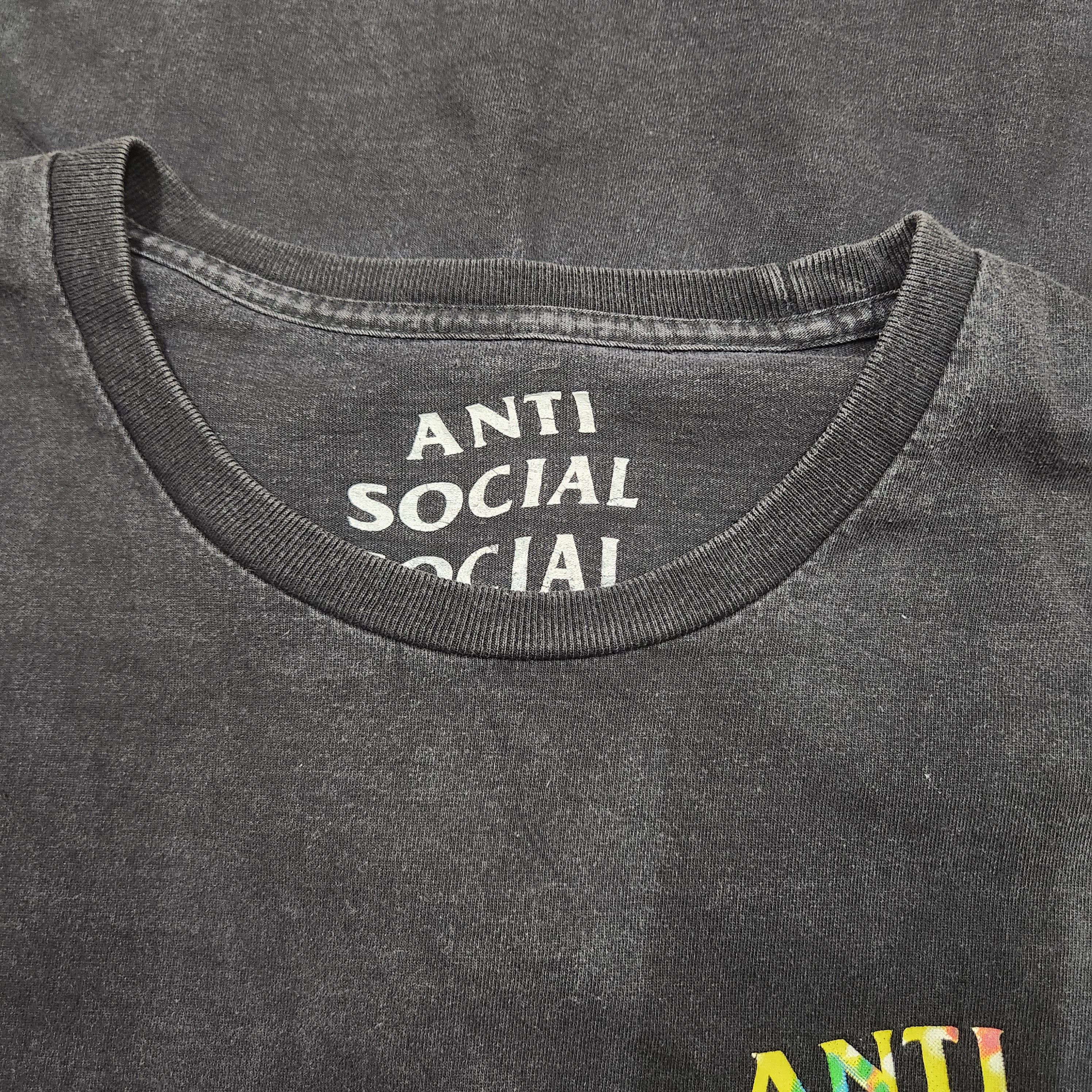 Anti Social Social Club Big Logo Printed TShirt - 4