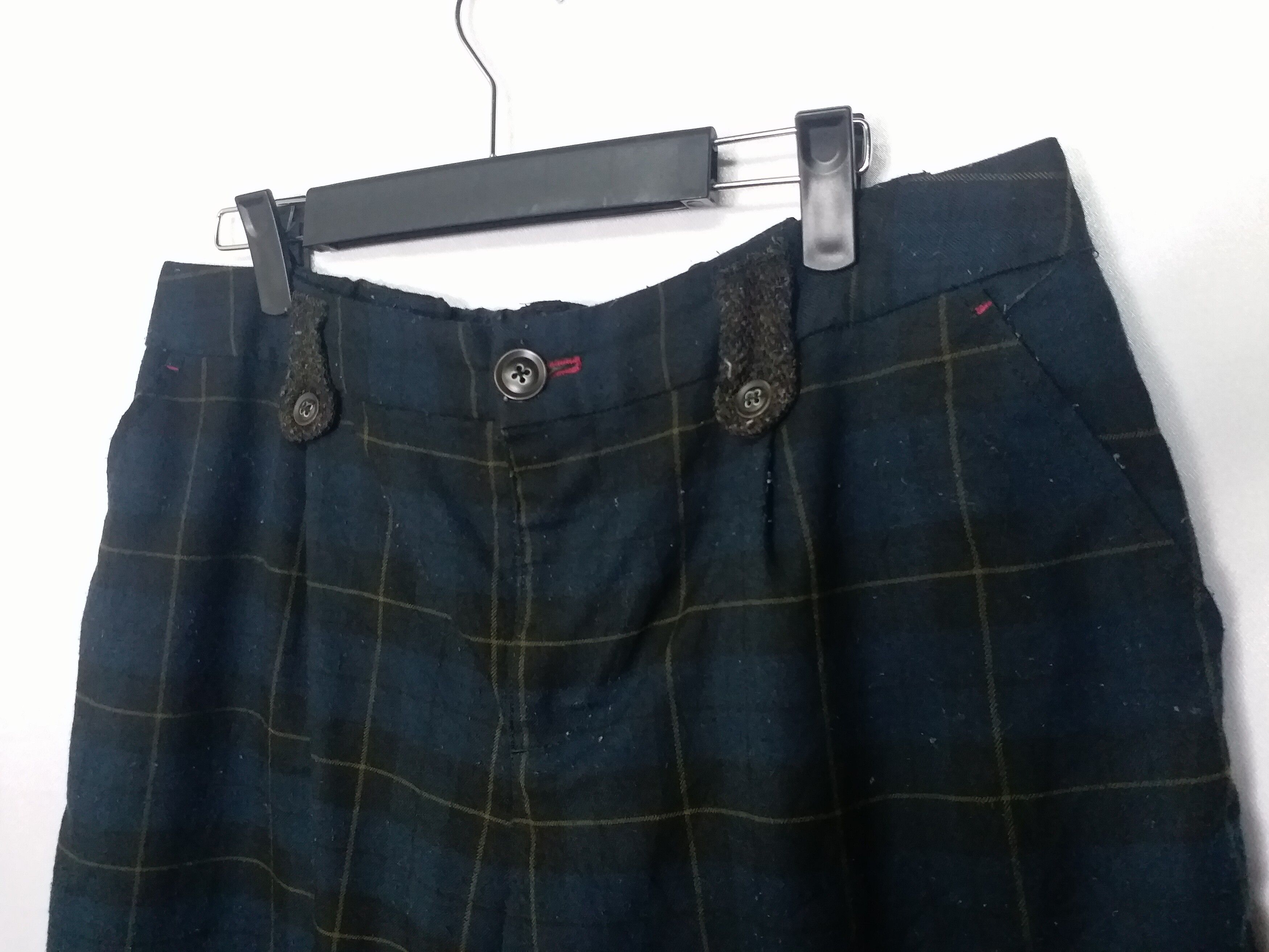 ❌SUMMER SALE❌ Checked Cropped Pants Harris Tweed 3rd Quater - 3