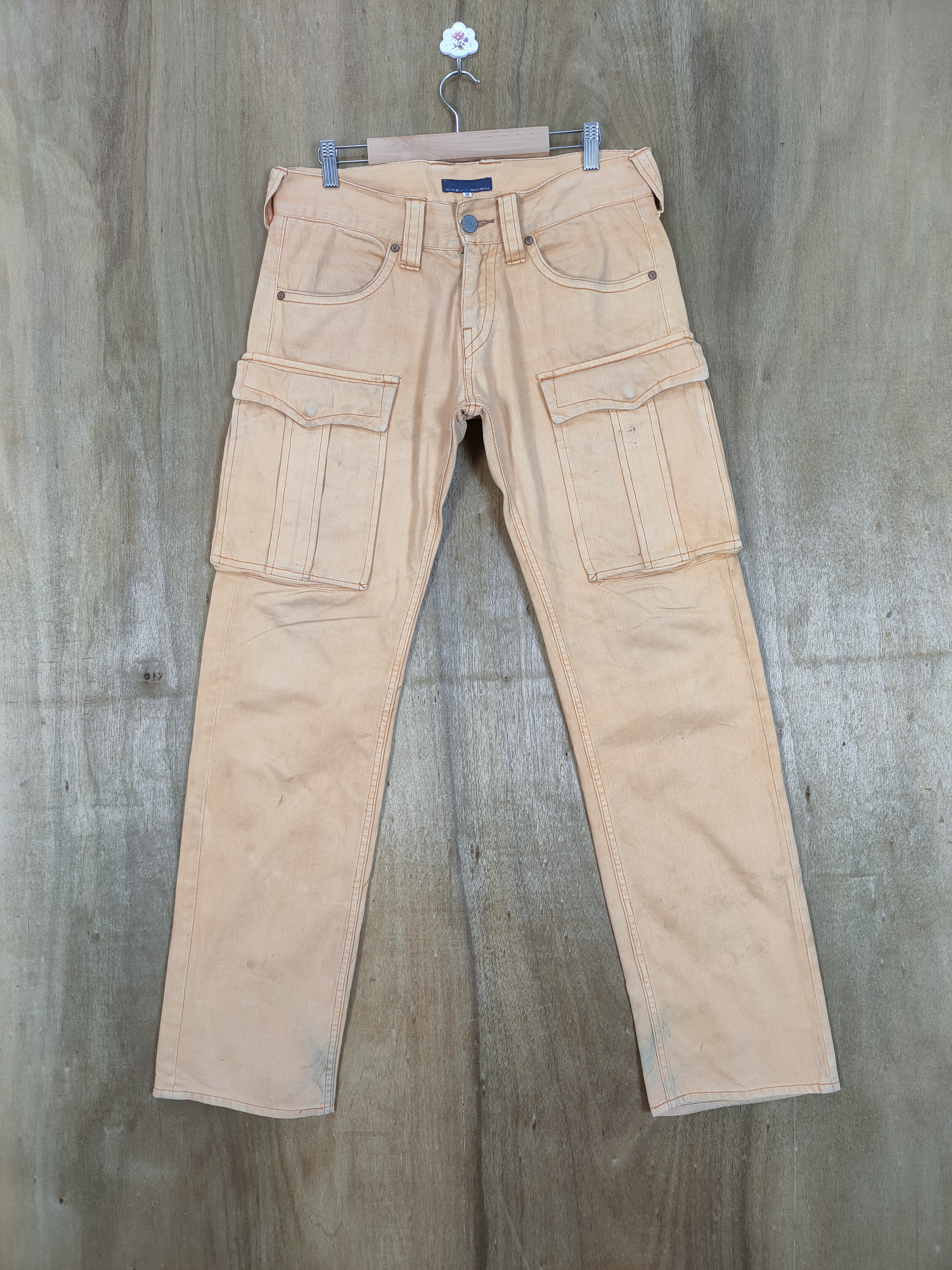 Vintage - VINTAGE CHEVIGNON FADED CARGO PANTS - 1