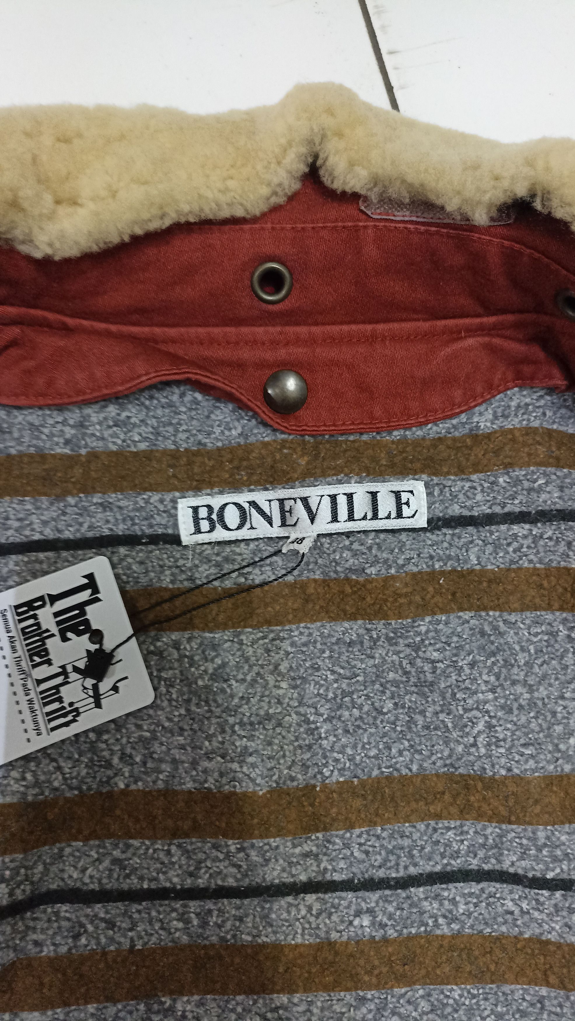 80s Boneville CP Company Bomber jacket double iner rare item - 10