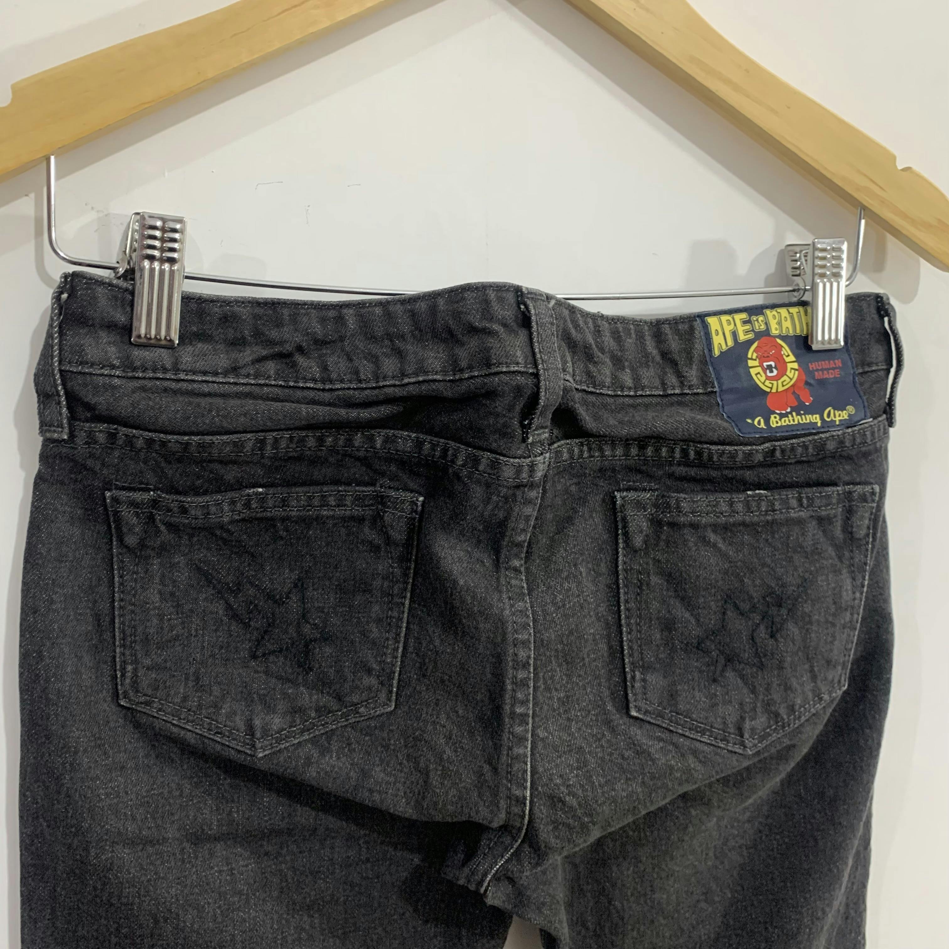 Bape x Human Made Denim Jeans Pants - 10