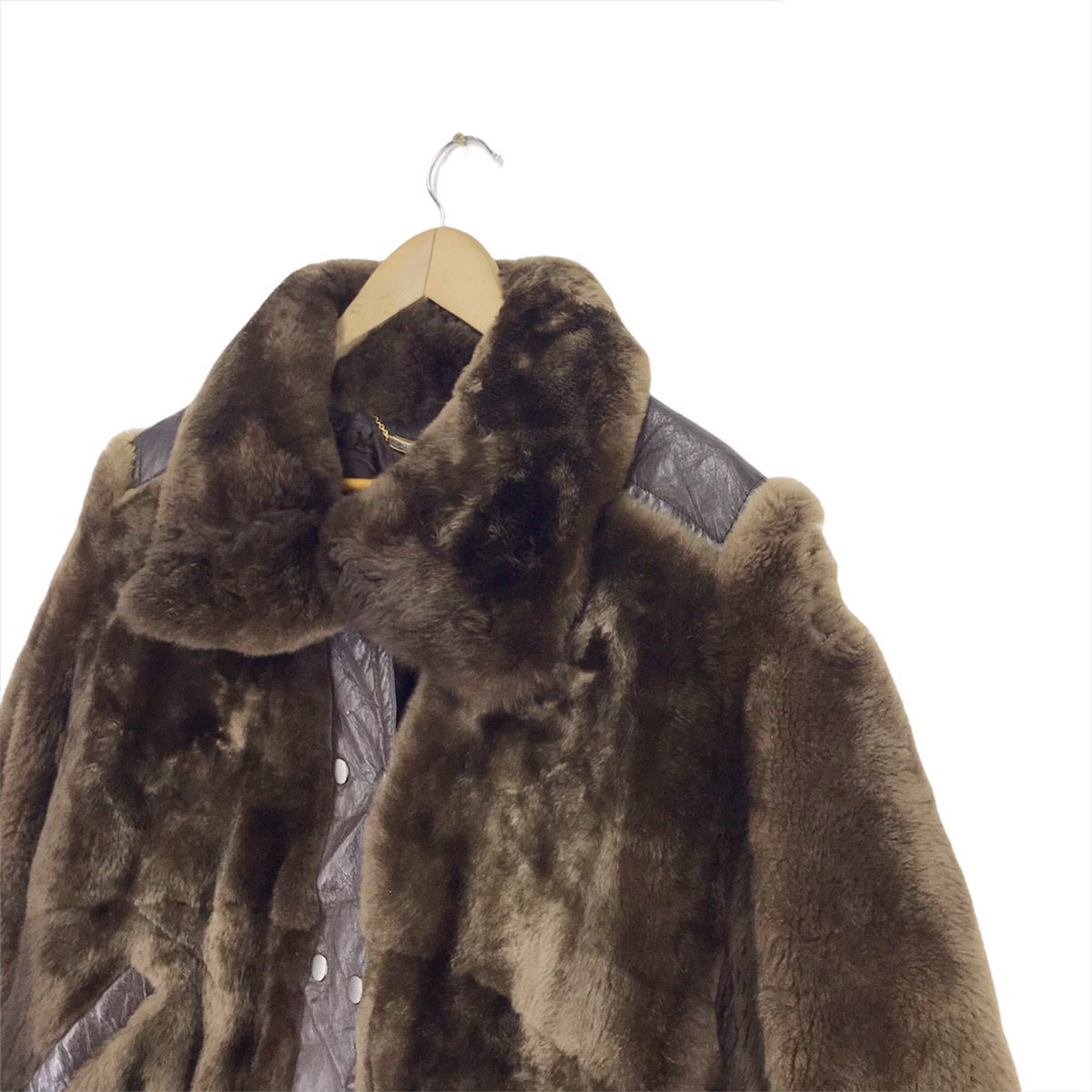 Vintage - Vintage J.C.De Castelbajac Fur Leathers Button Jacket - 4