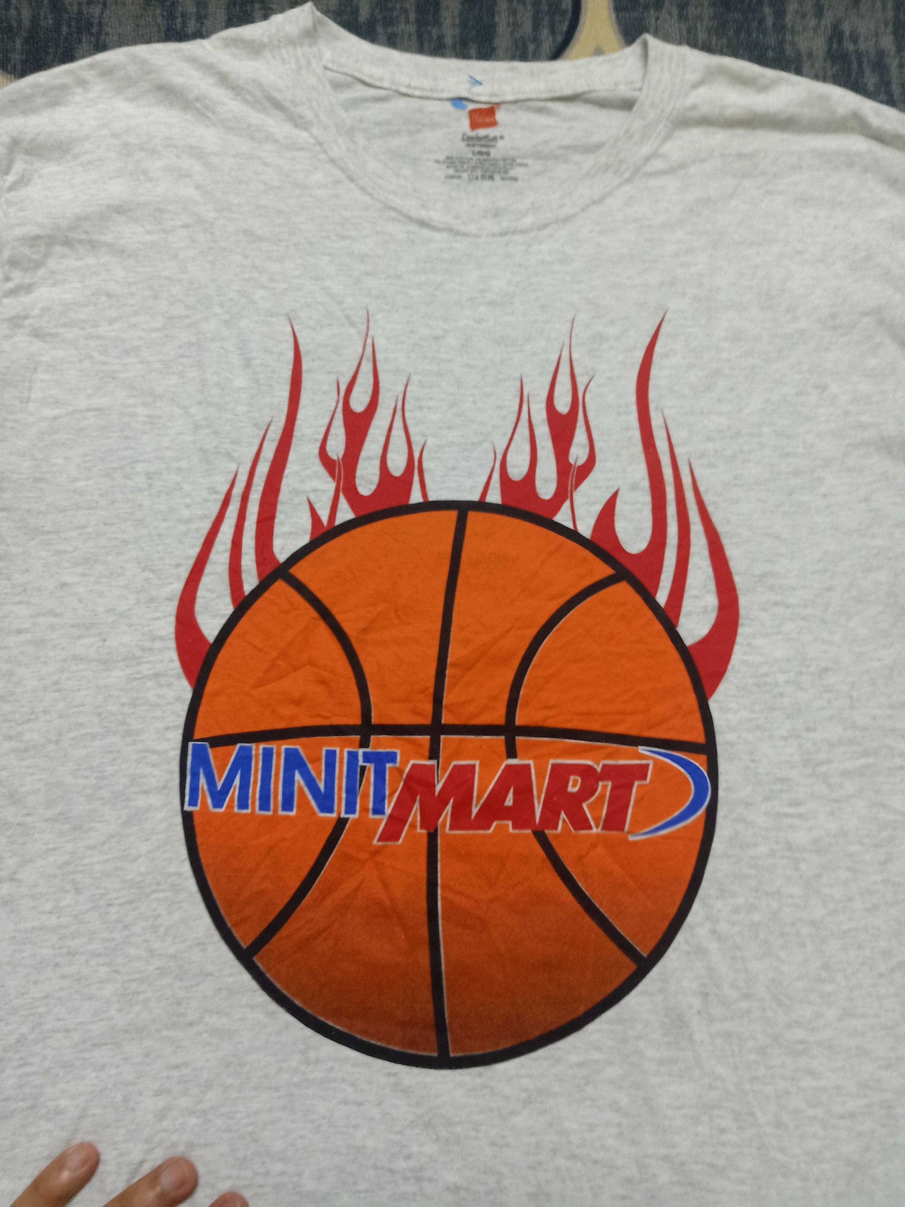 Vintage Promo Tee minit mart Basketball Flame - 2