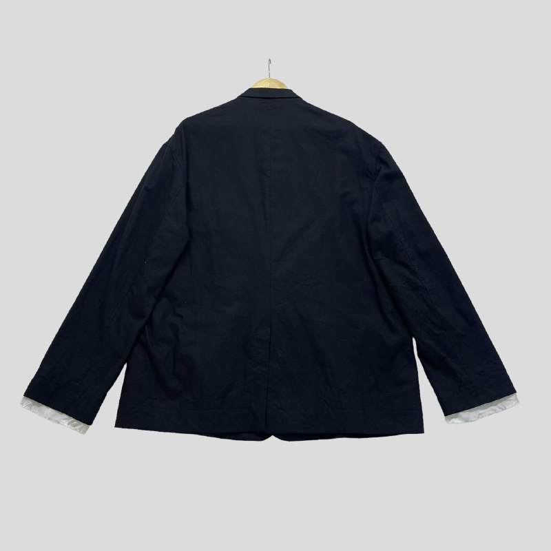 Haider Ackermann Black Cotton Metal-Embellished Jacket - 5