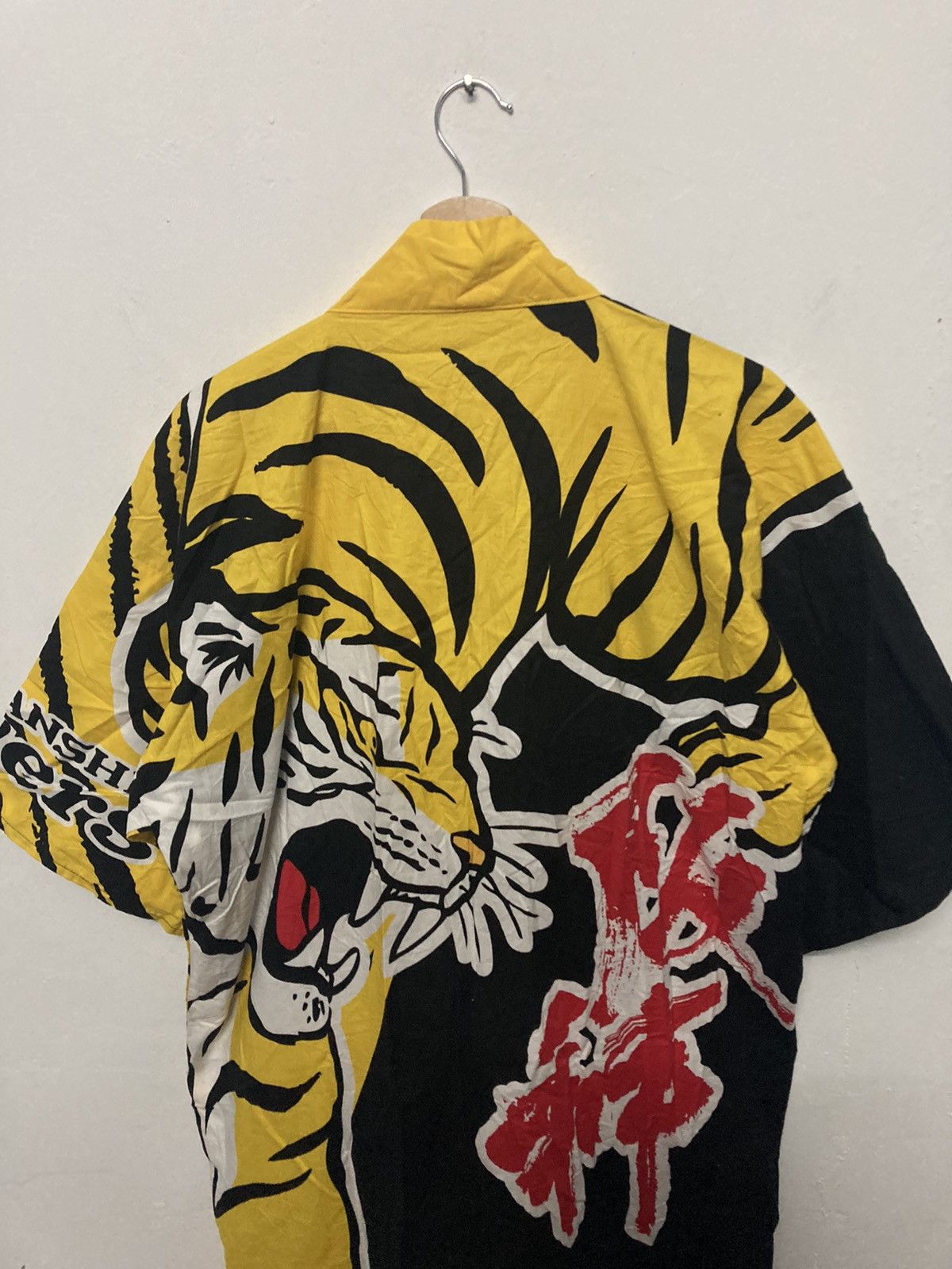 Japanese Brand - Hanshin Tiger Japanese Traditional Over Print Kimono - 5