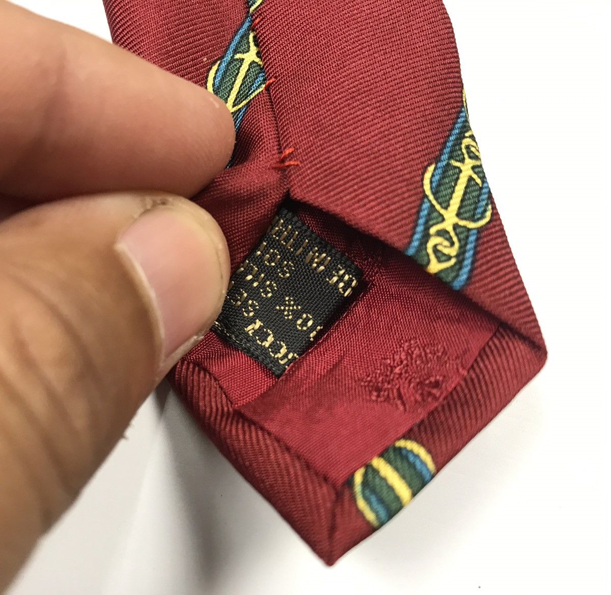 vintage gucci neck tie - 8