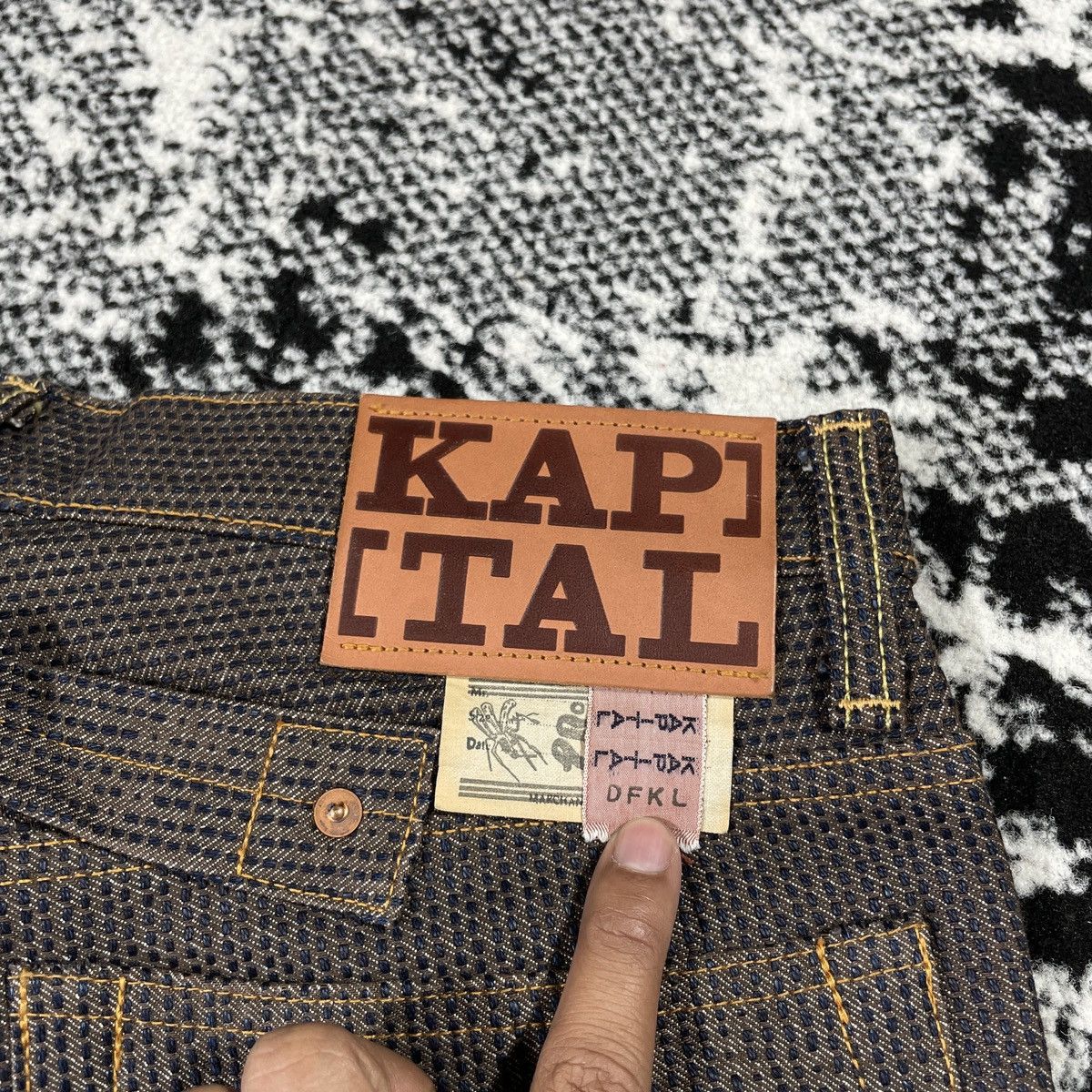 KAPITAL CENTURY DENIM MONKEY CISCO JEANS - 2