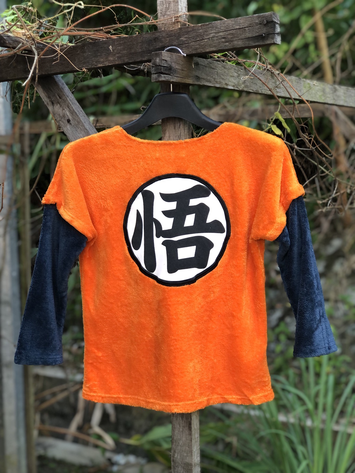 Japanese Brand - Dragon Ball Fleece Embroidered Logo Long Sleeve - 4