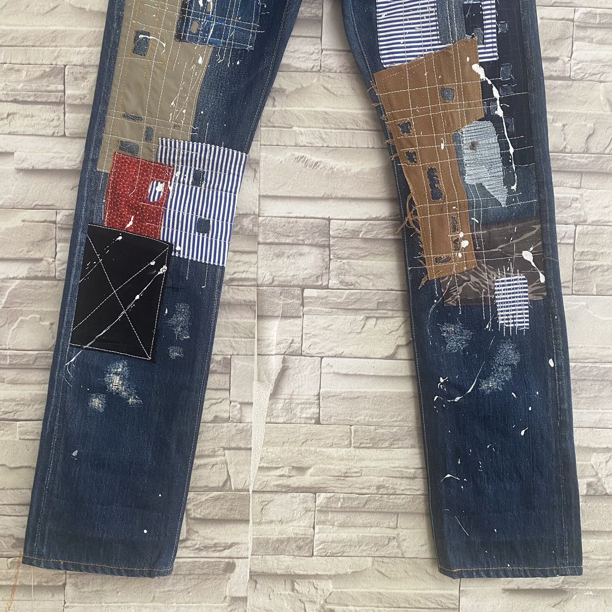 Kapital Boro Sashiko Patchwork Denim Selvedge Reworked Fit - 6