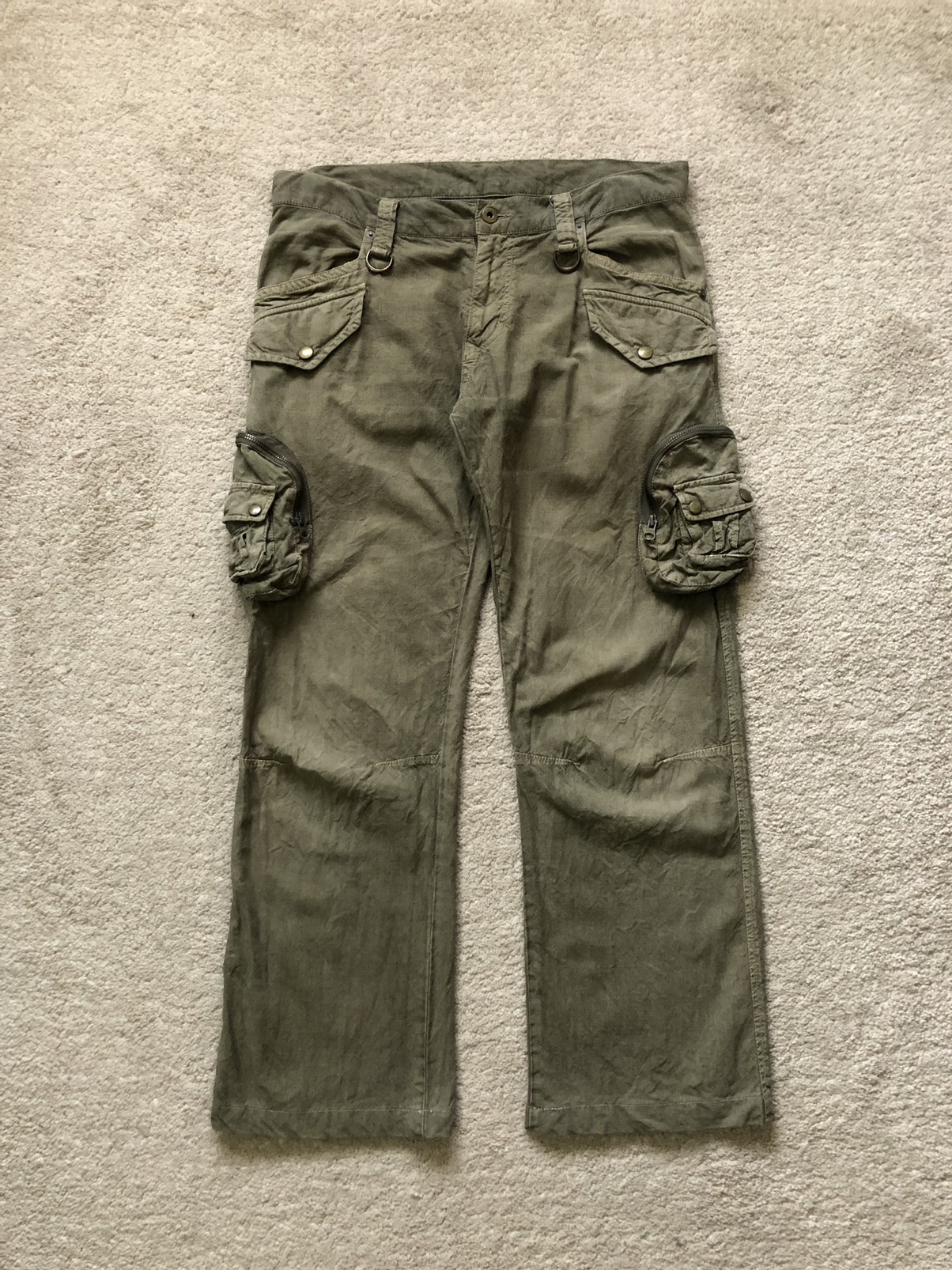 If Six Was Nine - 1990s Tete Homme Tactical Multi Pocket Cargo Pant