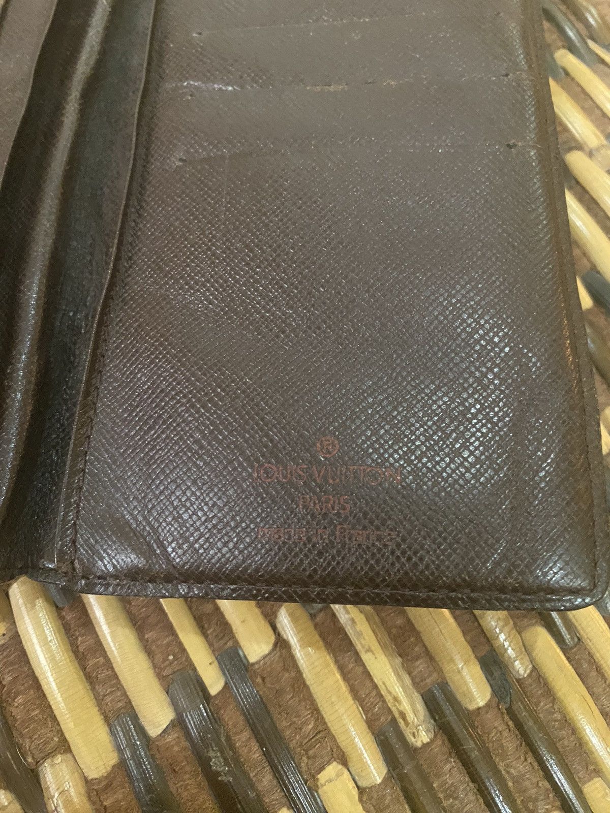 Vintage Louis Vuitton Damier Ebene Long Wallet - 7