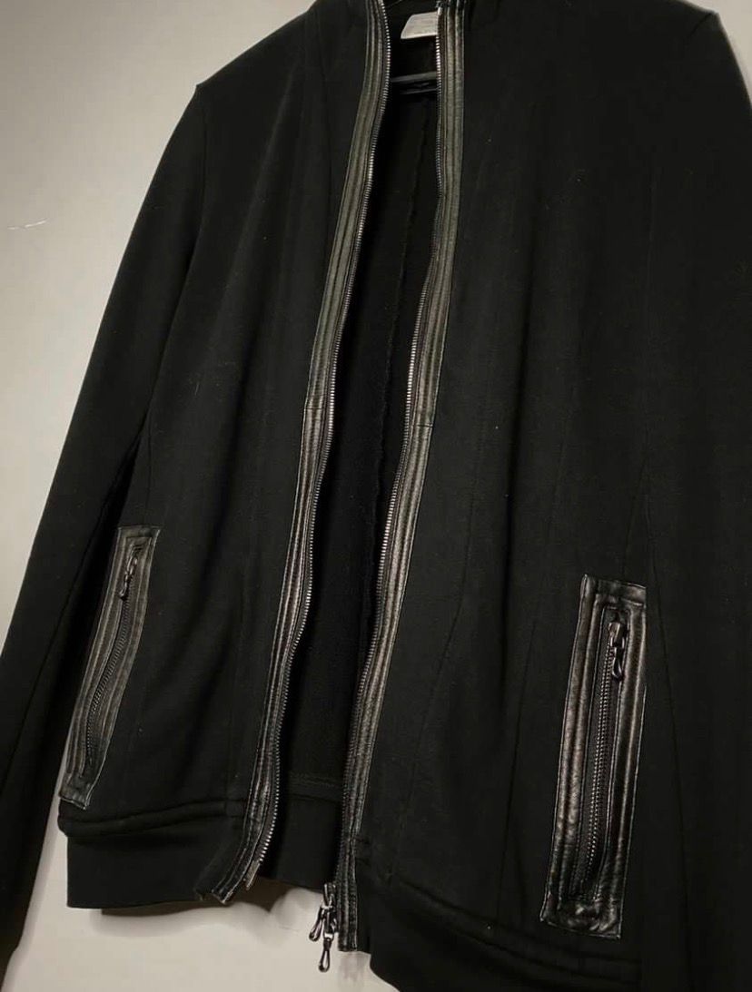 AW08 LEATHER GIZA ZIP UP - 9